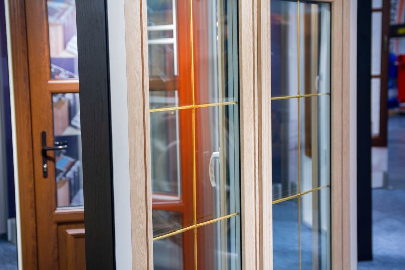 Glass-Inset Main Doors